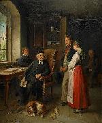 Bengt Nordenberg Before the Wedding oil on canvas
